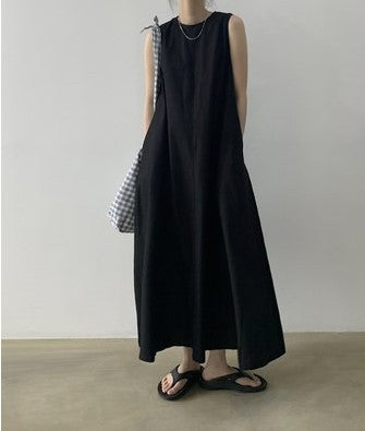 women wearing a soft silhouette dress 