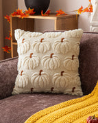 Beige brown handle / 45X45cm / Plush pillowcase